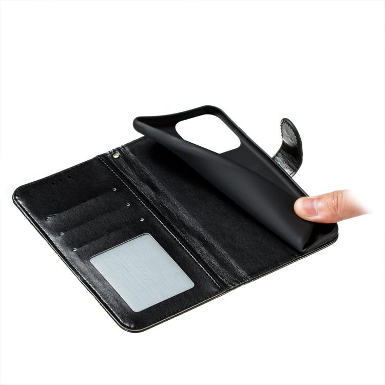 For iPhone Air Sun Mandala Embossing Leather Phone Case(Black) - iPhone Air Cases by buy2fix | Online Shopping UK | buy2fix