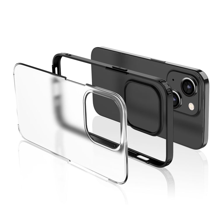 For iPhone 15 Pro Armor Frosted Phone Case(Grey) by buy2fix