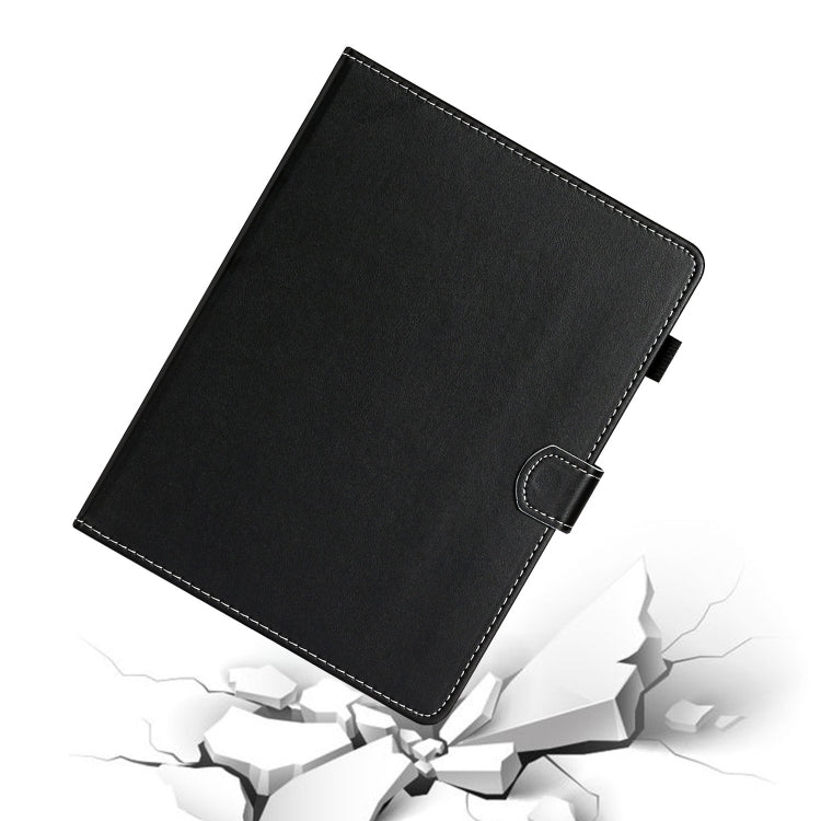 For 7 inch Universal Solid Color Horizontal Flip Leather Case with Card Slots & Holder & Pen Slot(Black) - 7 inch by buy2fix | Online Shopping UK | buy2fix