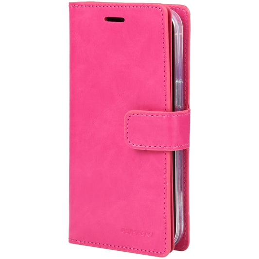 For iPhone 15 Pro Max GOOSPERY MANSOOR DIARY 9 Card Slots Leather Phone Case(Rose Red) by GOOSPERY