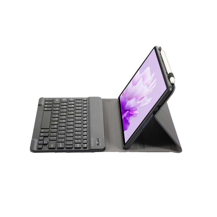 For Huawei MatePad 11.5 2023 AH17 Lambskin Texture Ultra-thin Detachable Bluetooth Keyboard Leather Case(Black) by buy2fix