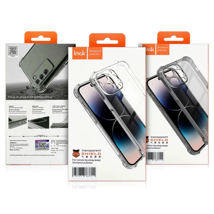 For OnePlus Ace 2 Pro 5G imak Shockproof Airbag TPU Phone Case(Transparent) by imak