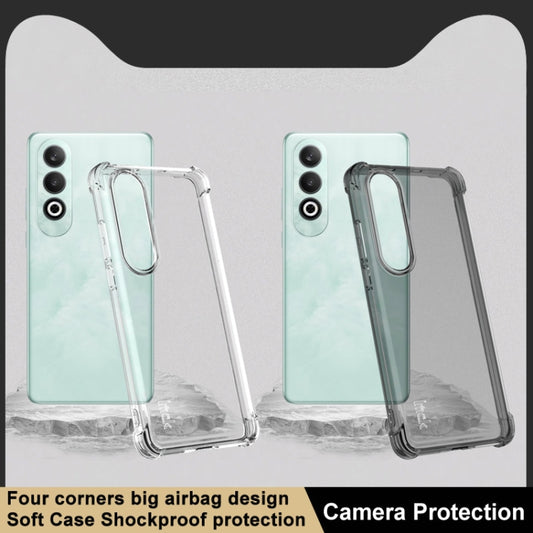 For OnePlus Nord CE4 5G imak Shockproof Airbag TPU Phone Case(Transparent Black) by imak