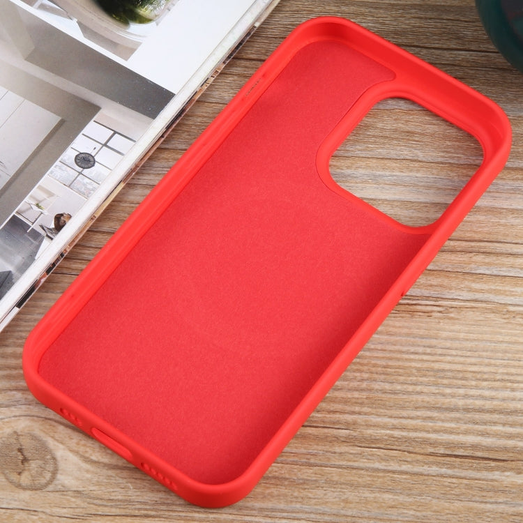 For iPhone 12 Pro MagSafe Liquid Silicone Phone Case(Red) by buy2fix