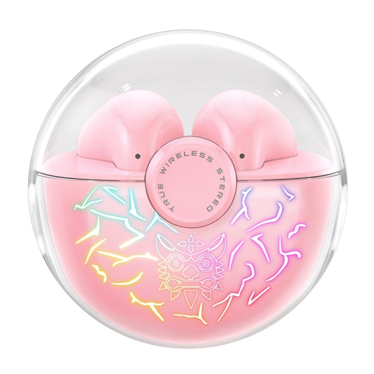 ONIKUMA T35 Bluetooth 5.1 TWS Wireless Bluetooth Gaming Earphone(Pink) by ONIKUMA