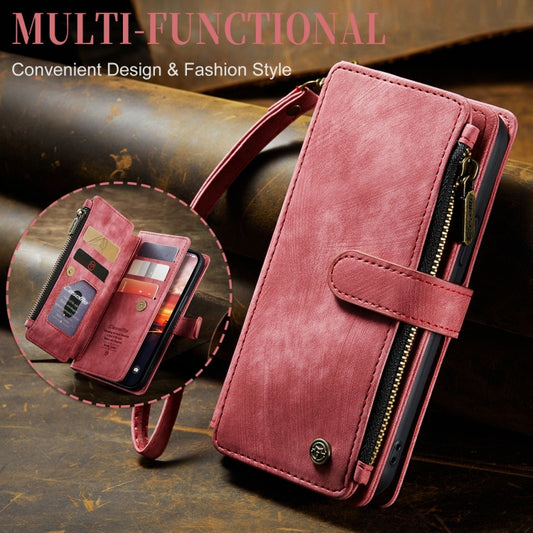 For iPhone 15 CaseMe C30 Multifunctional Leather Phone Case(Red) by CaseMe