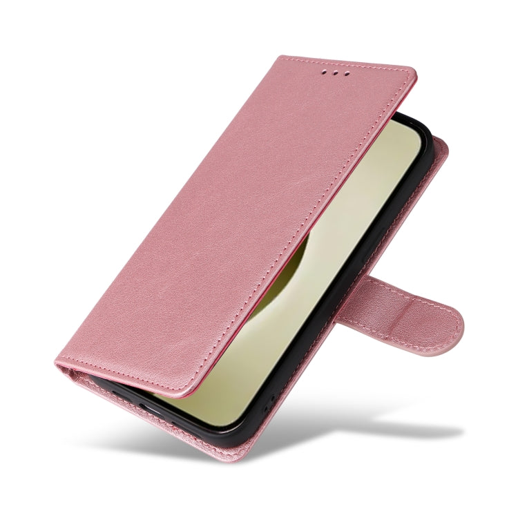 For iPhone 16 Pro 3-Card Slots Multifunctional Leather Phone Case(Rose Gold) by buy2fix