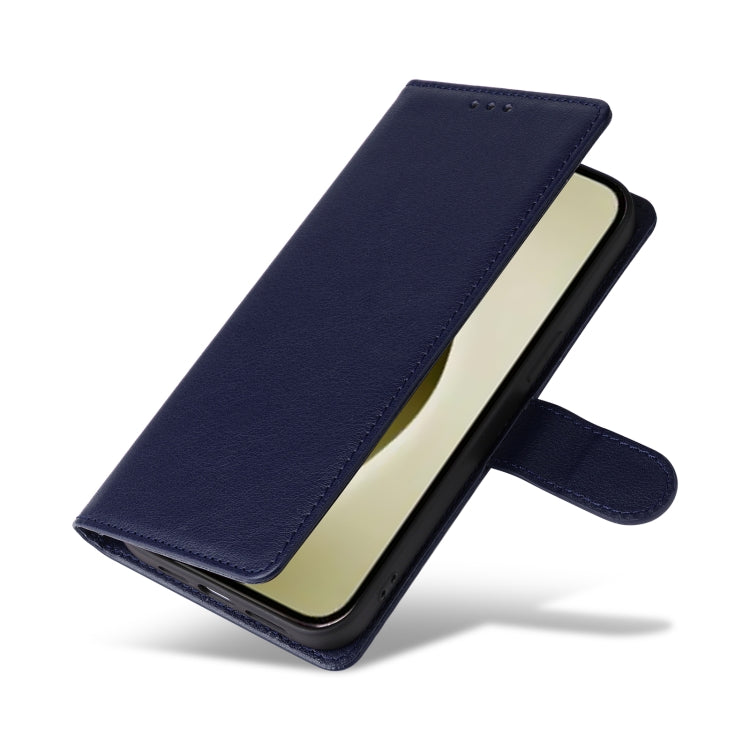 For iPhone 16 Pro Max 3-Card Slots Multifunctional Leather Phone Case(Blue) by buy2fix