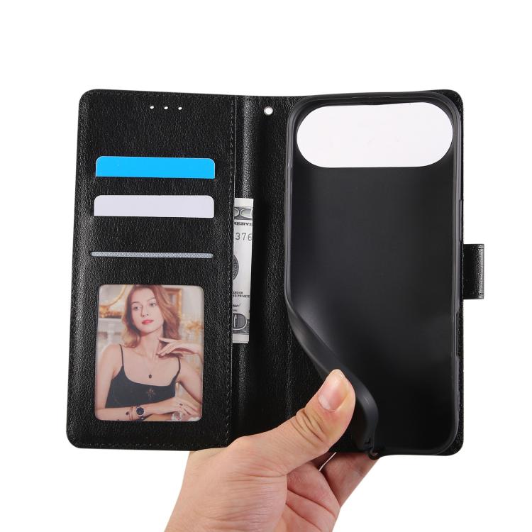 For iPhone Air 3-Card Slots Multifunctional Leather Phone Case(Black) - iPhone Air Cases by buy2fix | Online Shopping UK | buy2fix