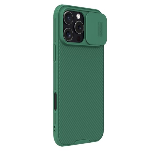 For iPhone 16 Pro Max NILLKIN CamShield Pro Magnetic Magsafe Phone Case(Green) by NILLKIN