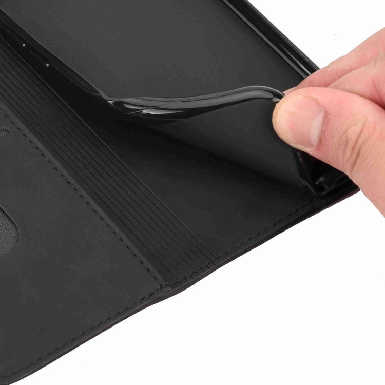 For iPhone 16 Plus Skin Feel Splicing Leather Phone Case(Black) by buy2fix