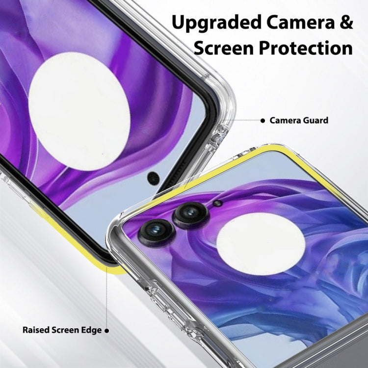 For Motorola Razr 50 Ultra / Razr+ 2024 Scratchproof Acrylic TPU Phone Case(Transparent) by buy2fix