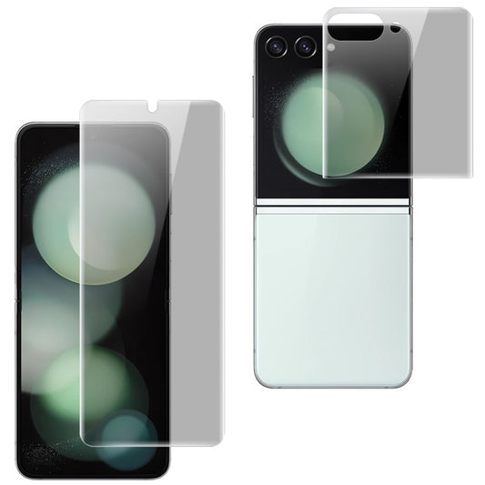 For Samsung Galaxy Z Flip5 5G 1 Sets imak Anti-spy Curved Full Screen Hydrogel Film (Outer Screen + Inner Screen) by imak