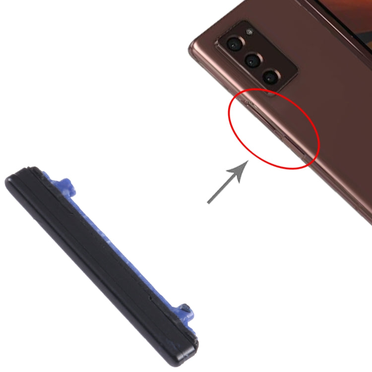 For Samsung Galaxy Z Fold2 5G SM-F916B 10pcs Volume Control Button(Black) - Home key & Side Key by buy2fix | Online Shopping UK | buy2fix