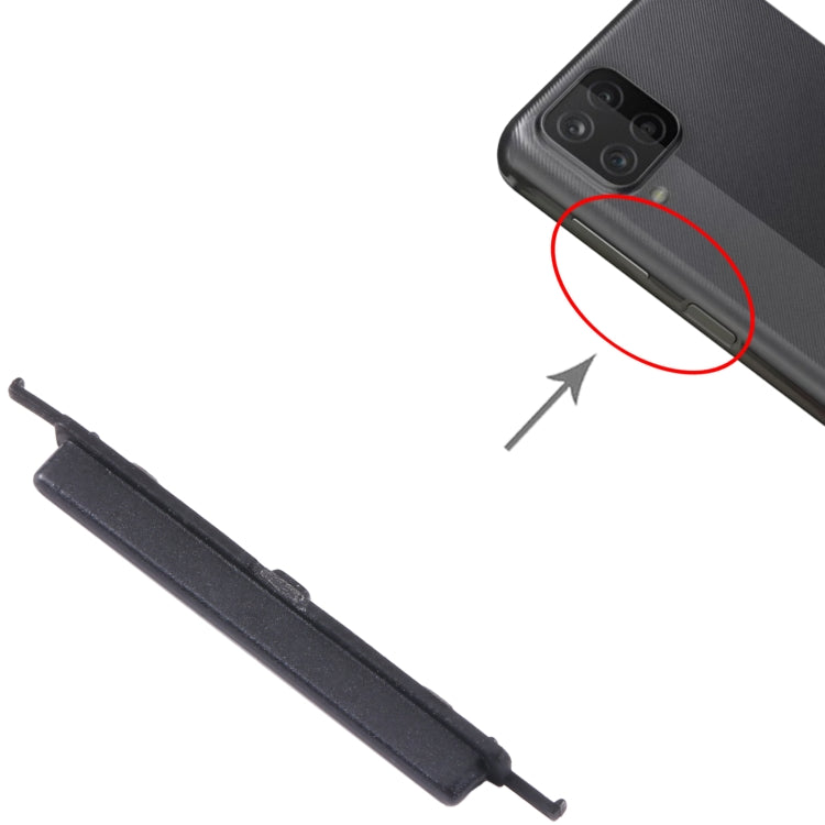 For Samsung Galaxy A12 Nacho SM-A127 10pcs Volume Control Button(Black) - Home key & Side Key by buy2fix | Online Shopping UK | buy2fix