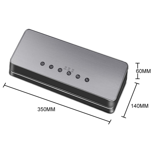 Automatic Vacuum Sealer Household Food Preservation Packaging Machine, Plug Specification:EU Plug(Silver) by buy2fix