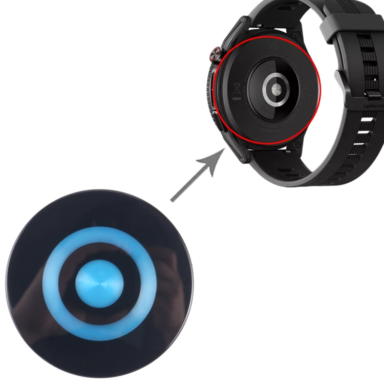 For Huawei Watch GT Runner 46mm Original Heart-rate Sensor Glass Lens Cover by buy2fix