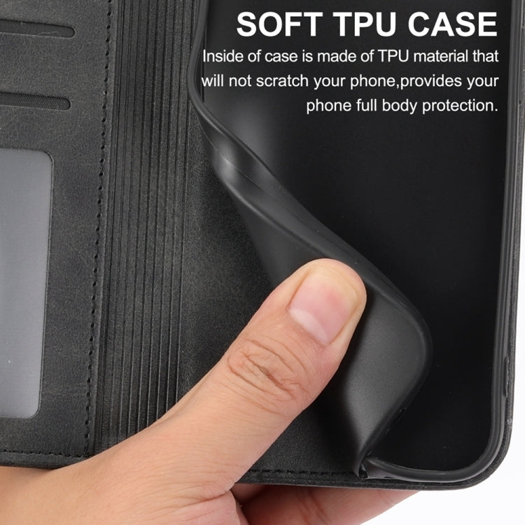 For Motorola Moto G Stylus 5G 2024 Cubic Grid Calf Texture Magnetic Leather Phone Case(Black) by buy2fix