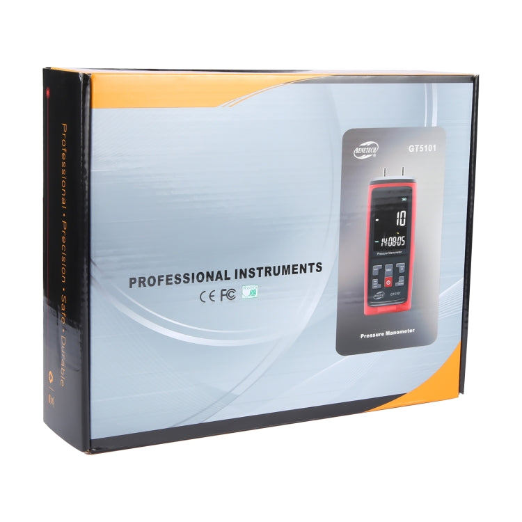 BENETECH GT5101 LCD Display Differential Pressure Meter, Specification:100KPa by BENETECH