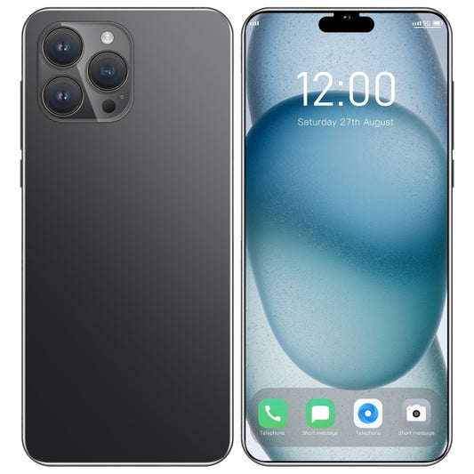 i15 Pro Max / N85, 1GB+16GB, 6.1 inch Screen, Face Identification, Android 8.1 MTK6580A Quad Core, Network: 3G, Dual SIM(Black) by buy2fix