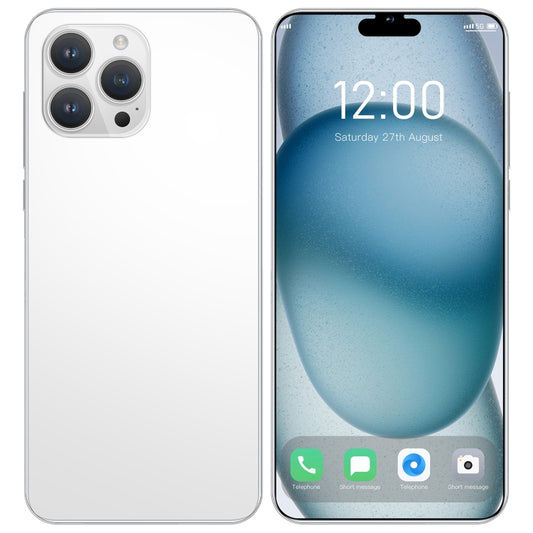 i15 Pro Max / N85, 1GB+16GB, 6.1 inch Screen, Face Identification, Android 8.1 MTK6580A Quad Core, Network: 3G, Dual SIM(White) by buy2fix