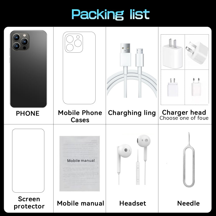 i15 Pro Max / U18, 2GB+16GB, 6.53 inch Screen, Face Identification, Android 9.1 SC7731E Quad Core, Network: 3G, Dual SIM(Gold) by buy2fix