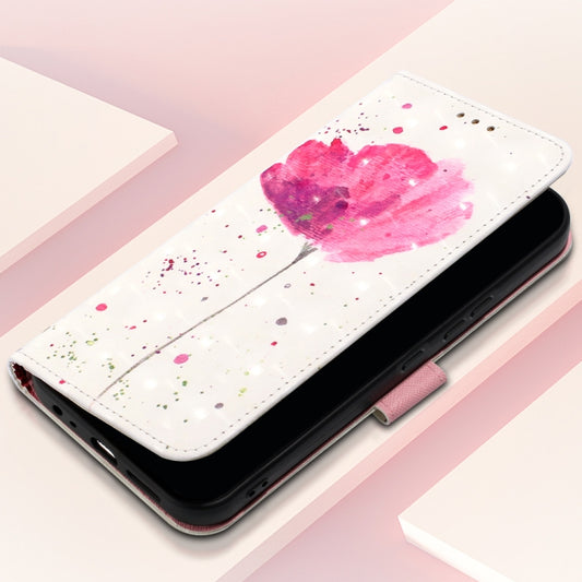 For Motorola Moto G Stylus 5G 2024 3D Painting Horizontal Flip Leather Phone Case(Flower) by buy2fix
