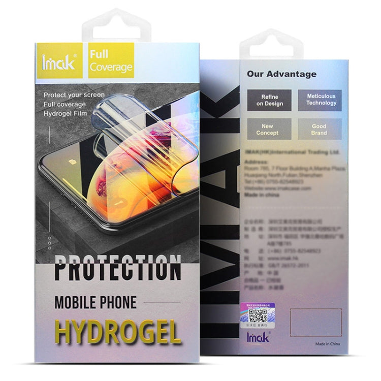For OnePlus Ace 2 Pro 5G 2pcs imak Curved Full Screen Hydrogel Film Protector by imak