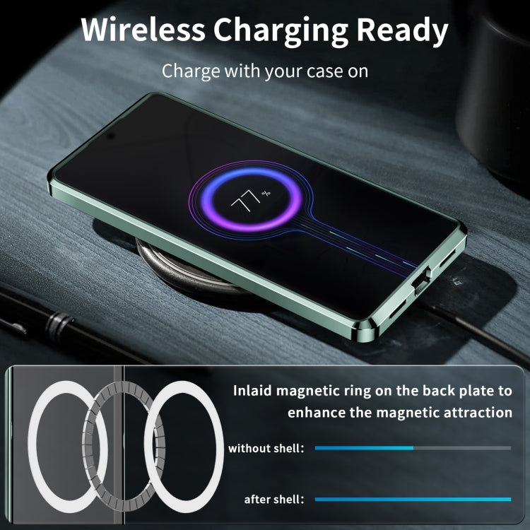 For Xiaomi 14 Pro Aromatherapy Magnetic Metal Phone Case(Green) by buy2fix