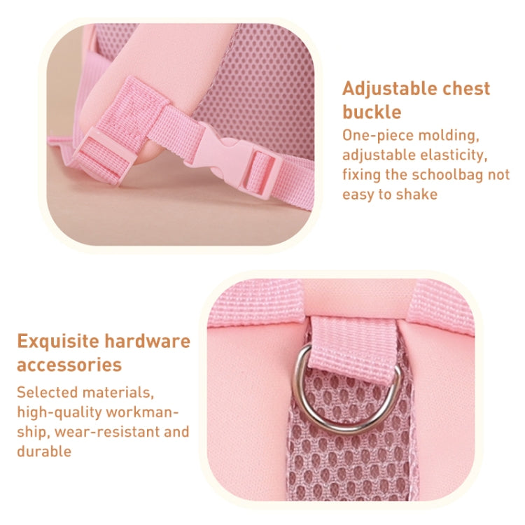 Children Cute Cartoon Anti-Lost Kindergarten School Bag(Pink Rabbit Trumpet) - Double-shoulder Bags by buy2fix | Online Shopping UK | buy2fix