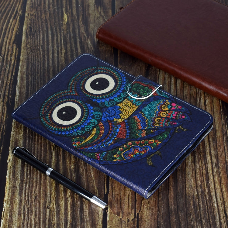 For iPad Pro 10.5 inch Colored Drawing Pattern Horizontal Flip PU Leather Case with Holder & Card Slot & Sleep / Wake-up Function(Owl) - iPad Pro 10.5 inch Cases by buy2fix | Online Shopping UK | buy2fix