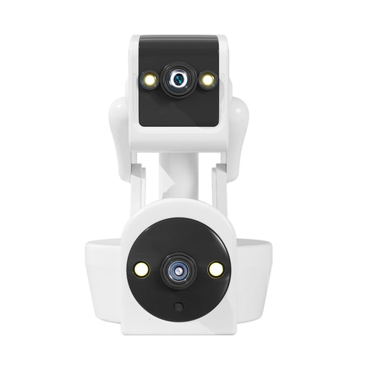 ESCAM PT212 4MP Dual Lens Robot Dog WiFi Camera Supports Cloud Storage/Two-way Audio/Night Vision, Specification:AU Plug by ESCAM
