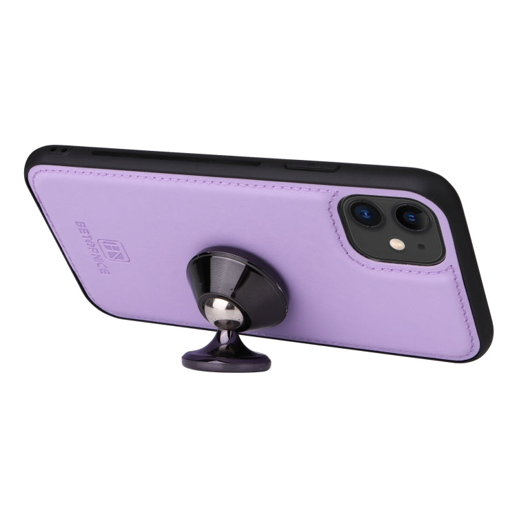 For iPhone 11 BETOPNICE BN-005 2 in 1 Detachable Imitate Genuine Leather Phone Case(Light Purple) - iPhone 11 Cases by BETOPNICE | Online Shopping UK | buy2fix