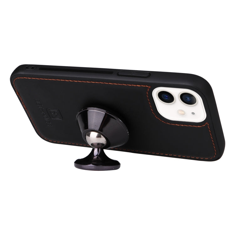 For iPhone 12 mini BETOPNICE BN-005 2 in 1 Detachable Imitate Genuine Leather Phone Case(Black) - iPhone 12 mini Cases by BETOPNICE | Online Shopping UK | buy2fix