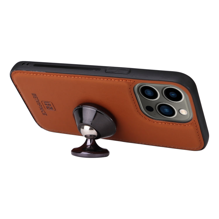 For iPhone 13 Pro BETOPNICE BN-005 2 in 1 Detachable Imitate Genuine Leather Phone Case(Brown) - iPhone 13 Pro Cases by BETOPNICE | Online Shopping UK | buy2fix