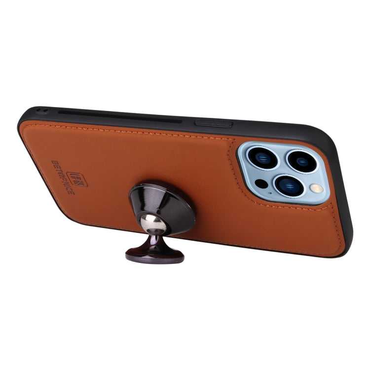 For iPhone 13 Pro Max BETOPNICE BN-005 2 in 1 Detachable Imitate Genuine Leather Phone Case(Brown) - iPhone 13 Pro Max Cases by BETOPNICE | Online Shopping UK | buy2fix