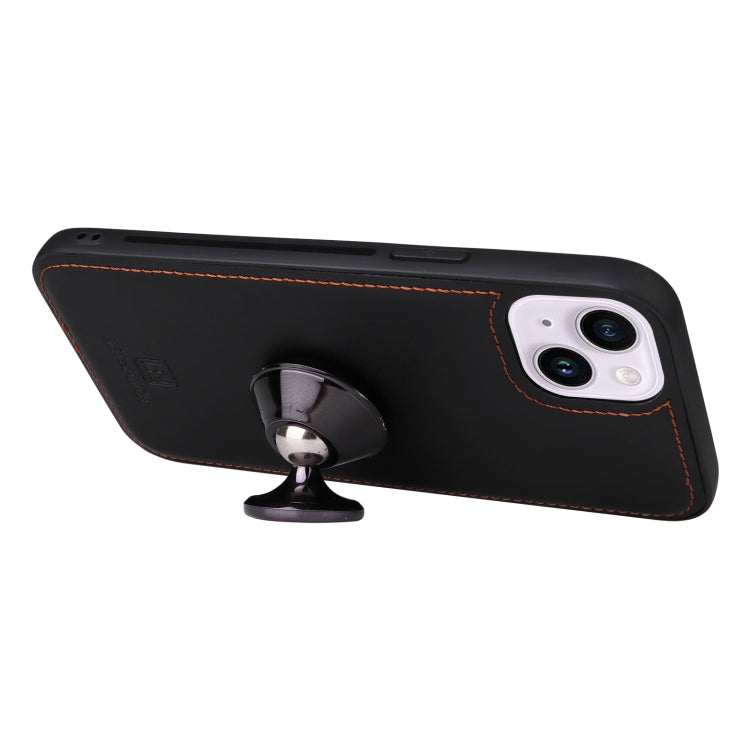 For iPhone 14 Plus BETOPNICE BN-005 2 in 1 Detachable Imitate Genuine Leather Phone Case(Black) - iPhone 14 Plus Cases by BETOPNICE | Online Shopping UK | buy2fix