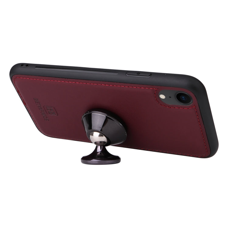 For iPhone XR BETOPNICE BN-005 2 in 1 Detachable Imitate Genuine Leather Phone Case(Wine Red) - More iPhone Cases by BETOPNICE | Online Shopping UK | buy2fix
