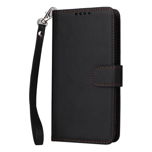 For iPhone 16 Pro Max BETOPNICE BN-005 2 in 1 Detachable Imitate Genuine Leather Phone Case(Black) by BETOPNICE