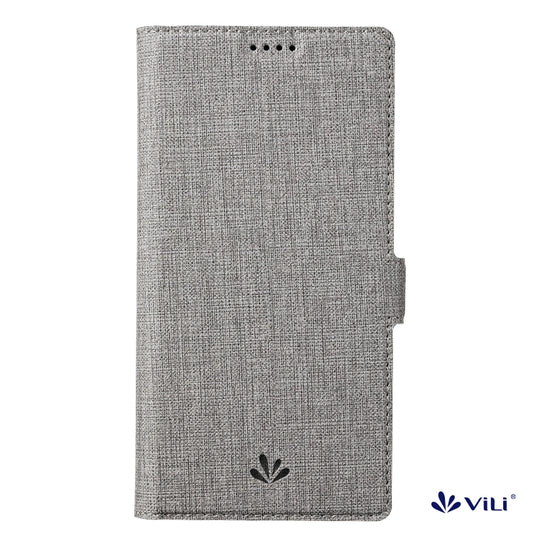 For iPhone 15 ViLi K Series Dual-side Buckle Magsafe Leather Phone Case(Grey) by ViLi