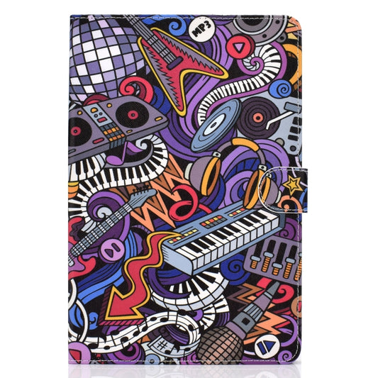 For 7 inch Universal Colored Drawing Pattern Horizontal Flip PU Leather Case with Holder & Card Slots(Graffiti) - 7 inch by buy2fix | Online Shopping UK | buy2fix