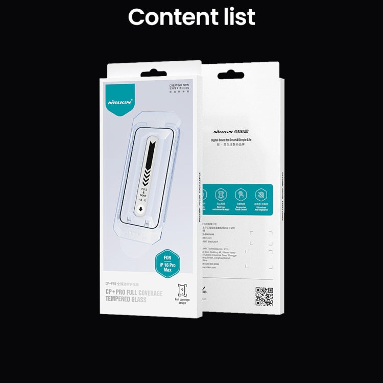 For iPhone 16 Pro Max NILLKIN CP+Pro Explosion-proof Tempered Glass Film by NILLKIN