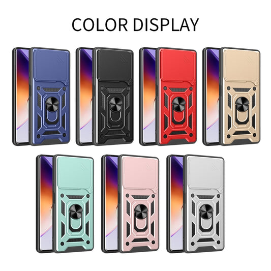 For Infinix Note 40 4G Sliding Camera Cover Design TPU+PC Phone Case(Black) by buy2fix