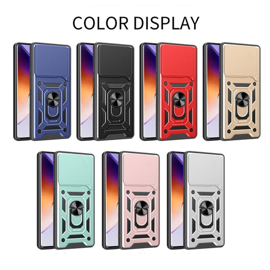 For Infinix Note 40 Pro/40 Pro+ 5G Sliding Camera Cover Design TPU+PC Phone Case(Blue) by buy2fix
