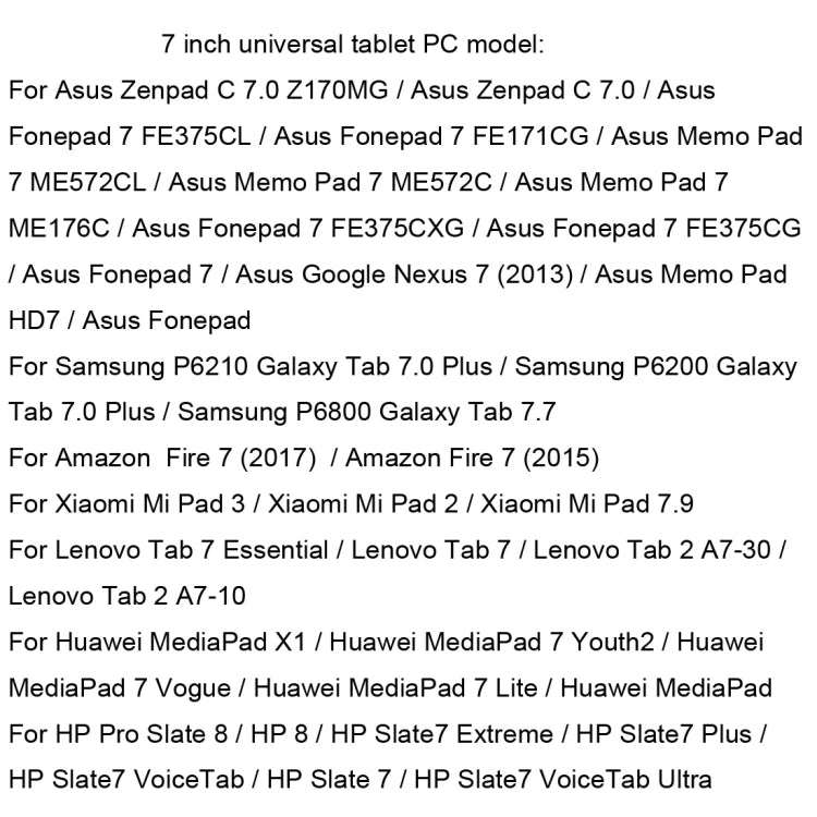 For 7 inch Universal Tablet PC Colored Drawing Pattern Horizontal Flip PU Leather Case with Holder & Card Slot(Sika Deer) - 7 inch by buy2fix | Online Shopping UK | buy2fix