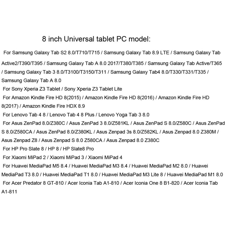 For 8 inch Universal Tablet PC Colored Drawing Pattern Horizontal Flip PU Leather Case with Holder & Card Slot(Sika Deer) - 8 inch by buy2fix | Online Shopping UK | buy2fix