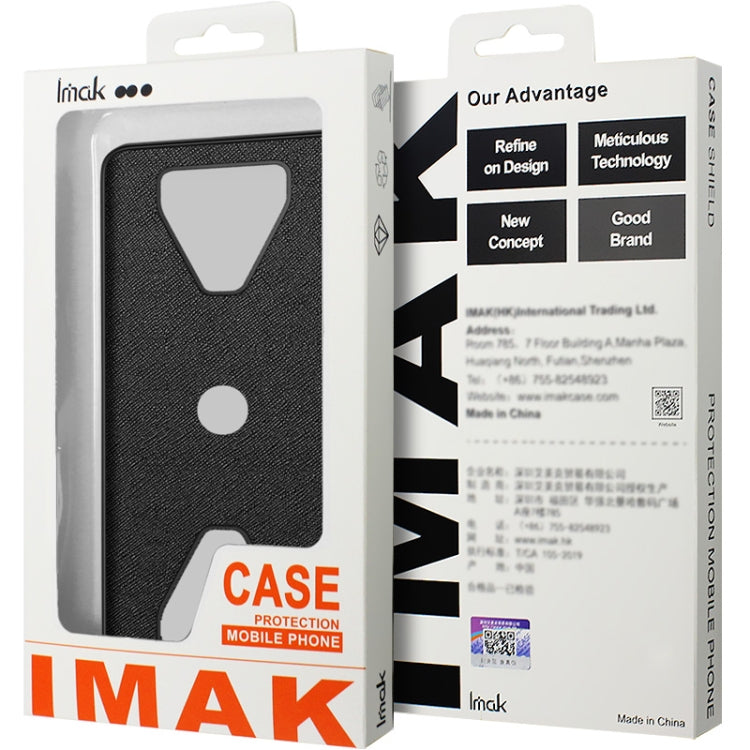 For Huawei Mate 60 IMAK LX-5 Series Shockproof PC + PU + TPU Protective Phone Case(Cross Texture) by imak