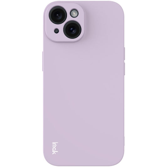 For iPhone 15 Plus imak UC-4 Series Straight Edge TPU Phone Case(Purple) by imak