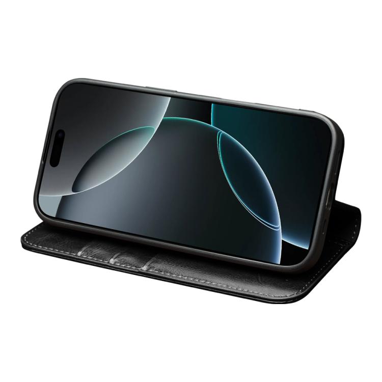 For iPhone 17 QIALINO Classic Genuine Leather Phone Case(Black) - iPhone 17 Cases by QIALINO | Online Shopping UK | buy2fix