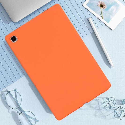 For Samsung Galaxy Tab S9 Oil Spray Skin-friendly TPU Tablet Case(Orange) by buy2fix